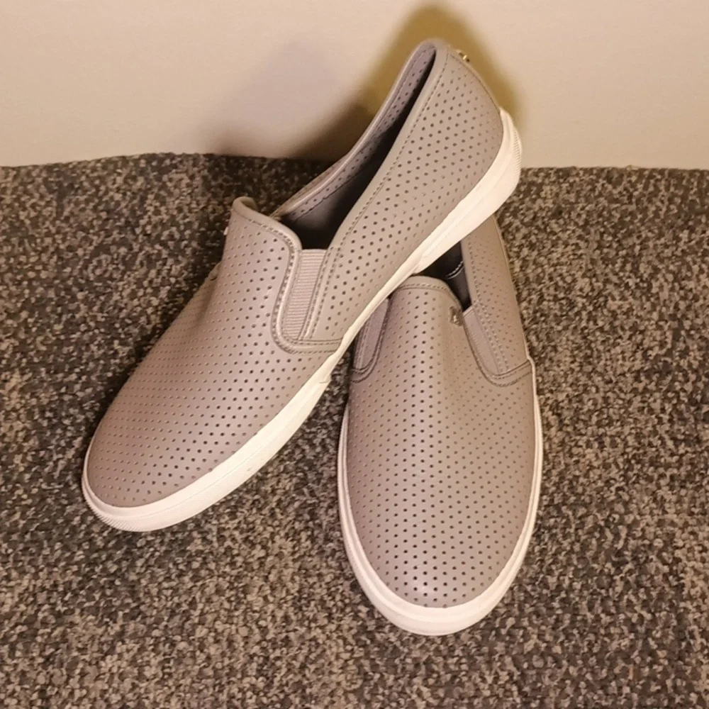 Michael kors Keaton size 7. 5 women's gray leather loafers